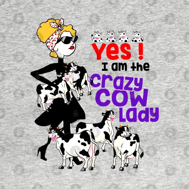 Crazy Cow Lady by Dojaja